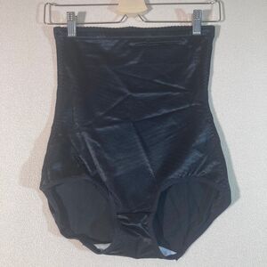 Hey Girl High Waisted Tummy Control Panty Shape Wear Sz Large‎ Black NWT